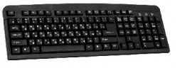 Клавиатура DEFENDER (45520) ELEMENT HB-520 PS/2 RU черный