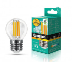 Лампа CAMELION (13714) LED12-G45-FL/830/E27