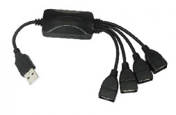 USB-хаб REXANT (18-4101) 4 порта стандарт, черный