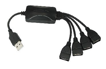 USB-хаб REXANT (18-4101) 4 порта стандарт, черный