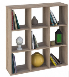 Стеллаж POLINI Стеллаж Polini Home Smart Кубический 9 секции, дуб (1кор)