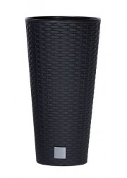 Кашпо PROSPERPLAST Кашпо RATO TUBUS DRTUS400-S433 антрацит 2пр 35 и 64л