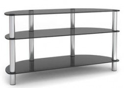 Стойка для TV MD 403 slim ( до 50" ) дымч/сереб