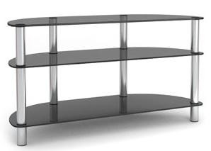 Стойка для TV MD 403 slim ( до 50&quot; ) дымч/сереб