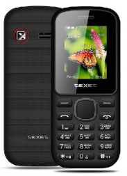 Телефон мобильный TEXET TM-130 Black/Red (2 SIM)