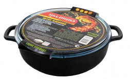 Жаровня ТРАДИЦИЯ ТК9283 а/пр литая 28см стекл/кр Комфорт