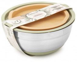 Набор мисок с крышками ATTRIBUTE ASN005 Набор мисок с крышками NATURA 2шт 1.5л+2.4л