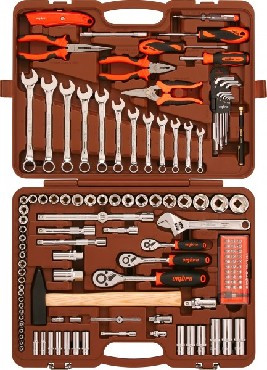 OMBRA (OMT131S) Набор инструмента универсальный 1/4&quot;, 3/8&quot; и 1/2&quot;DR, 131 предмет