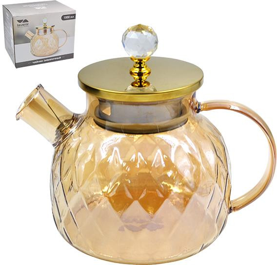 Чайник заварочный LAVENIR 4025-1000GLD (102280)