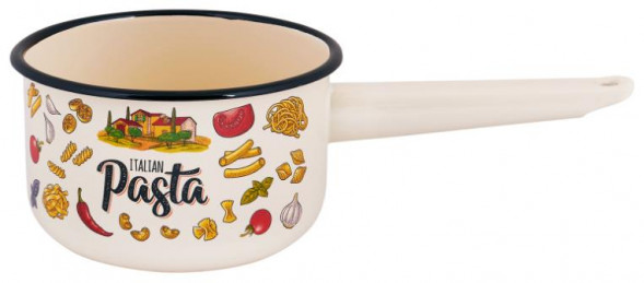 Ковш APPETITE 1с42с Pasta ITALIAN эмал 1,5л цил без/кр