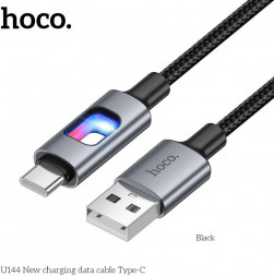Кабель HOCO (6942007659581) U144a ,для Type-C, 1 м, Black