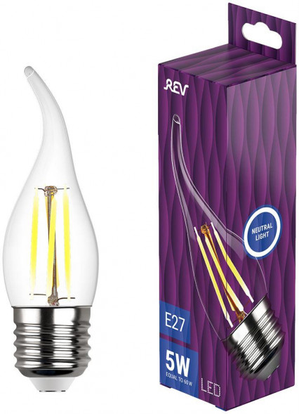 Лампа filament REV 32497 3 FC37 5Вт E27 4000K