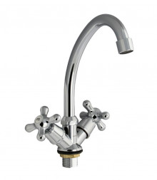 Смеситель кухонный MAYFAIR 87305 Смеситель кухонный металлокерамика ручка крест (2 шт. в кор.)