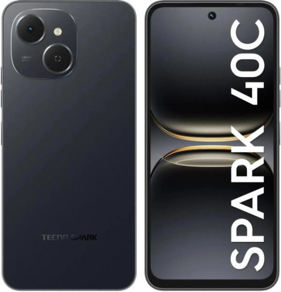 TECNO Spark 40C 4/128Gb Black / Смартфоны