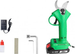 Секатор аккумуляторный ZITREK GreenNer 20 (20В, 2,0Ач Li-ion аккум. 1шт., зу) 082-1857