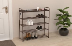 Подставка для обуви ЗМИ Подставка для обуви "Альфа 35" с сиденьем и ящиком, медный антик (ПДОА35СЯ М)