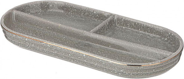 Менажница LEFARD МЕНАЖНИЦА 3 СЕКЦИИ "GRAIN" 25*12 СМ МЯТНАЯ (КОР=9ШТ.) 42-525