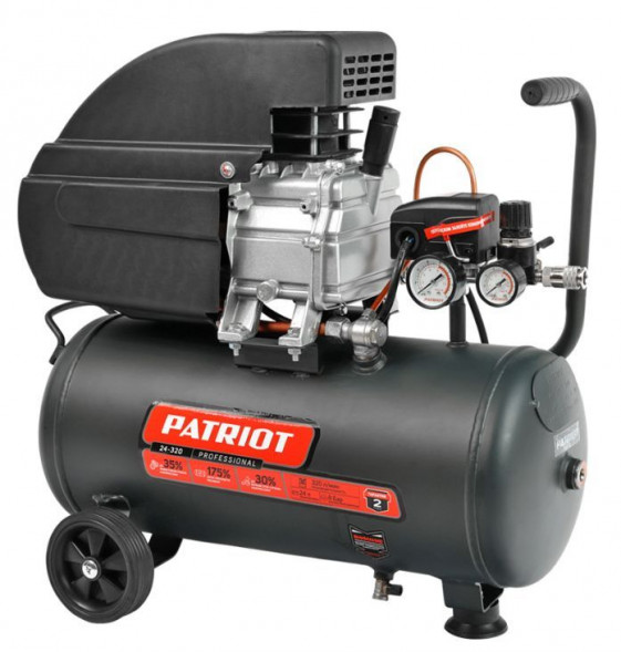 Компрессор PATRIOT 525301945 PROFESSIONAL 24-320 Компрессор поршневой масляный
