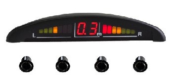 Датчик парковки INTERPOWER IP-416 BLACK 4 датчика (19 mm)