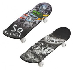 Скейт SILAPRO Скейт 70х20см, 4х колесный (PU 5032мм, ABEC-7), крепление алюм, дека пластик, до 85кг 071-007