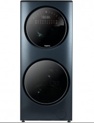 Стирально-сушильная машина БИРЮСА WMD-SG1514/15 W с прямым приводом Перламутровый синий