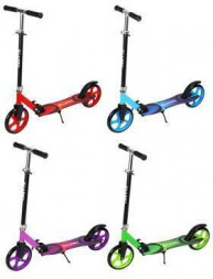 Самокат складной SILAPRO Самокат складной 2-х колес., колеса (PU d=200мм ABEC-7), металл, до 90кг, h95-90-85х85см (131-082)