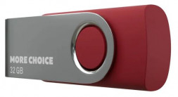 флэш-накопитель MORE CHOICE (4610196407581) MF32-4 USB 32GB 2.0 Red