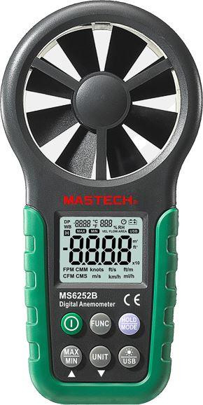 анемометр MASTECH (13-1272) Цифровой анемометр MS6252B