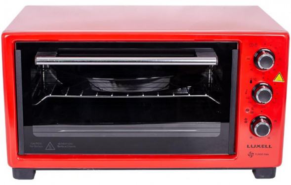 Мини печь LUXELL MO-46CRD (красный)