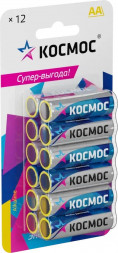 Батарейка КОСМОС KOCLR6BL12 серебро/голубой