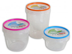 Посуда ПОЛИМЕРБЫТ ПРЕМИУМ кругл. 0,3л (43101)