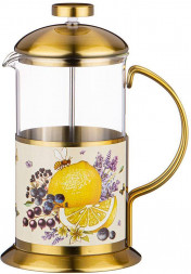 Френч-пресс AGNESS 894-131 ПРОВАНС ЛИМОНЫ 600мл