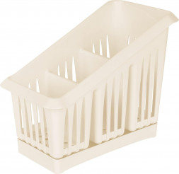 Сушилка для столовых приборов PLAST TEAM PT156411048 3х-секционная молочный туман