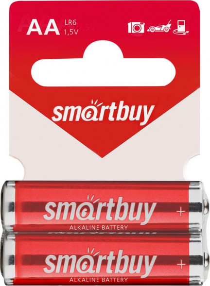 Батарейки SMARTBUY (SBBA-2A02SB) LR6/2SB (60/600)