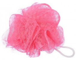 БАННЫЕ ШТУЧКИ Мочалка для душа Бант малая, цветная, d-10 см, 20 г, soft, 5 цветов. бани и сауны / 30 40150