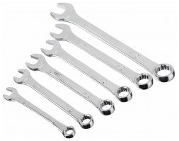 Набор инструмента ЕРМАК (736-043) Набор ключей рожково-накидных, 6 предм. 8-17мм, усиленные, в сумке