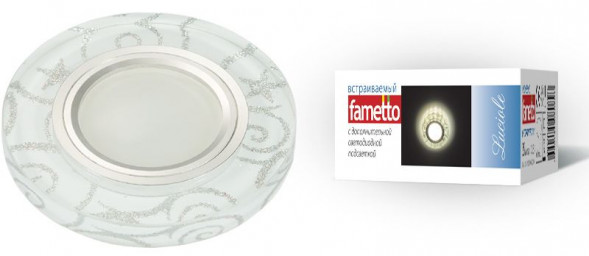 ЭЛЕКТРИКА FAMETTO (UL-00000377) DLS-L202 GU5.3 CHROME/WHITE