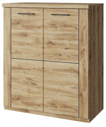 Модульная мебель АНРЭКС DOORSET Тумба 2D. Цвет ДУБ НАВАРРА (1 уп.)