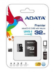 Карта памяти A-DATA MicroSDHC 32GB Class10 UHS-1+адаптер