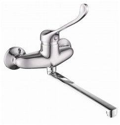 Смеситель GOTA ROCIO G219810-GOTA Medical Смеситель д/кухни шар. хирургич.пристен. F-25см. D35