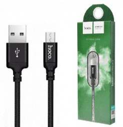 Кабель HOCO (6957531062844) X14 USB (m)-microUSB (m) 1.0м - черный