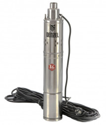 Скважинный насос DENZEL DWS-3,5-100 Скважинный насос винтовой, диаметр 3,5&amp;QUOT; , 800 Вт, 1700 л/ч, напор 100 м 97251