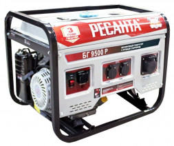 Генератор бензиновый РЕСАНТА БГ 9500 Р