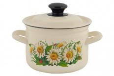 Кастрюля КМЗ 41704-102/6 эмал цил 2,0л с рис