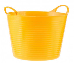 Ведро СИБРТЕХ Ведро гибкое сверхпрочное, 14 л, желтое, 67502