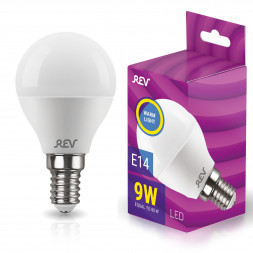 Лампа светодиодная REV 32406 5 G45 Е14/9W/2700K