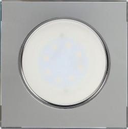 Светльник SMARTBUY ( SBL-25SL-GX53) GX53 зеркальный/серебро прямой край