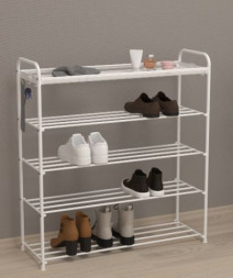 Подставка для обуви ЗМИ Подставка для обуви "Альфа 35", Белый ПДОА35 Б