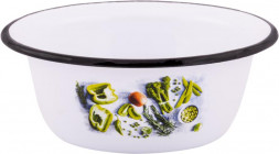 Миска APPETITE 1с5с Свежая зелень эмал 0,8л