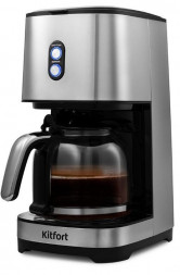 Кофеварка капельная KITFORT КТ-750 черный/серебристый